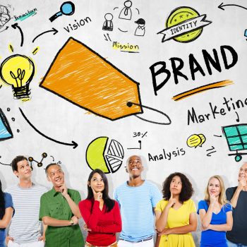 Diverse People Thinking Planning Marketing Brand Concept